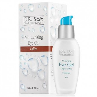 Увлажняющий гель для глаз с кофеином Dr. Sea Moisturizing Eye Gel Organic Coffee. . фото 2