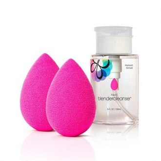 Комплект Two BB Clean - 2 Beauty Blender + Blender Cleanser-Жидкость 150 ml
Beau. . фото 2