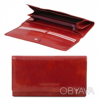 Эксклюзивный кожаный бумажник кошелек женский Tuscany Leather TL140787. . фото 1