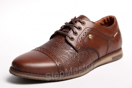 Туфли броги кожаные Kristan Impression Brown
 
Выполнены из прочных материалов, . . фото 2