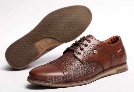 Туфли броги кожаные Kristan Impression Brown
 
Выполнены из прочных материалов, . . фото 11