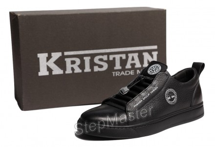 
Кросівки кеди шкіряні Kristan Trident Black 
 Виконані з міцних матеріалів, сти. . фото 8
