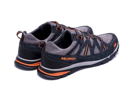 Кросівки шкіряні Salomon Ultra Track
 
Виконані з натурального нубуку, сірого та. . фото 6