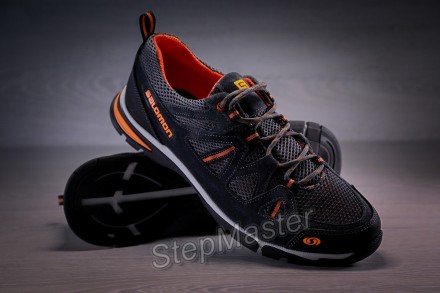 Кросівки шкіряні Salomon Ultra Track
 
Виконані з натурального нубуку темно-сіро. . фото 7