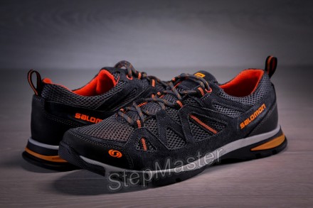 Кросівки шкіряні Salomon Ultra Track
 
Виконані з натурального нубуку темно-сіро. . фото 5