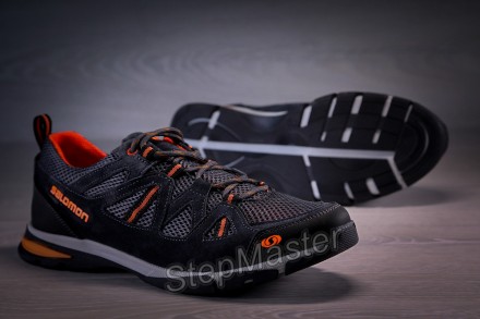 Кросівки шкіряні Salomon Ultra Track
 
Виконані з натурального нубуку темно-сіро. . фото 11