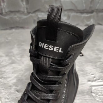 Кроссовки ботинки кожаные зимние 
 
 
Diesel Black Wing
 
Ультрасовременный диза. . фото 6