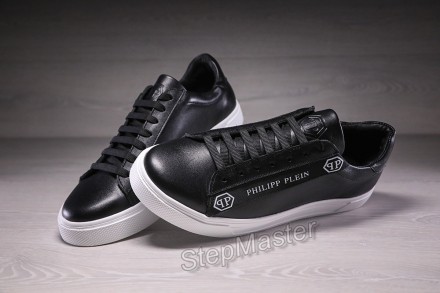 Кросівки шкіряні кеди Philipp Plein Stripe
Виконані з міцних матеріалів, стильні. . фото 7