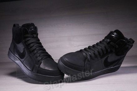 
Зимові шкіряні кросівки на хутрі Nike Air Force Grey Sole
Міцний верх із натура. . фото 4