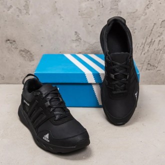 Кросівки чоловічі шкіряні Adidas Climacool Black
Виконані з міцних матеріалів, с. . фото 5
