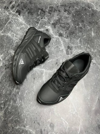 Кросівки чоловічі шкіряні Adidas Climacool Black
Виконані з міцних матеріалів, с. . фото 10