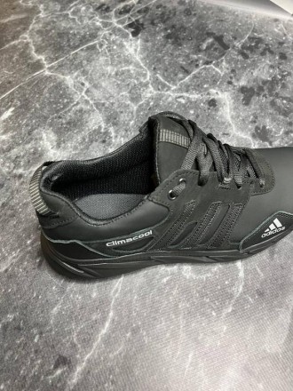 Кросівки чоловічі шкіряні Adidas Climacool Black
Виконані з міцних матеріалів, с. . фото 11