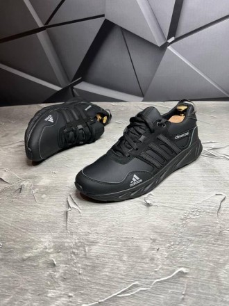 Кросівки чоловічі шкіряні Adidas Climacool Black
Виконані з міцних матеріалів, с. . фото 4