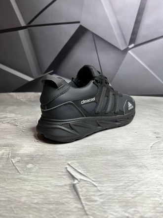 Кросівки чоловічі шкіряні Adidas Climacool Black
Виконані з міцних матеріалів, с. . фото 6