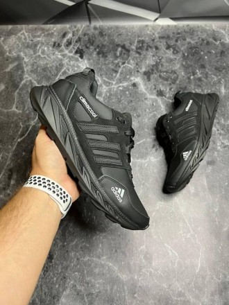 Кросівки чоловічі шкіряні Adidas Climacool Black
Виконані з міцних матеріалів, с. . фото 14