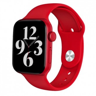 Apl Watch Series 6 HW22, 44mm Aluminium, голосовой вызов, red. . фото 2