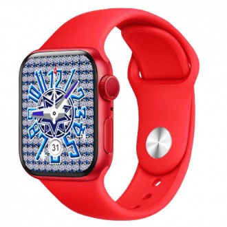 Smart Watch NB-PLUS, бездротова зарядка, red. . фото 2
