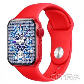 Smart Watch NB-PLUS, бездротова зарядка, red. . фото 1