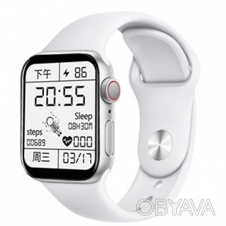 Smart Watch Series 6 Z32 PRO, 44mm Aluminium, 2 ремешка, red/white. . фото 1