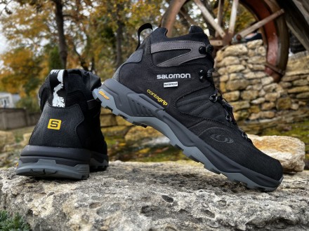 Спортивні шкіряні черевики, кросівки термо Salomon Contagrip Gore-Tex
Salomon — . . фото 5