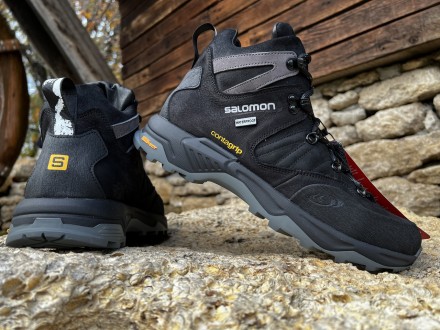 Спортивні шкіряні черевики, кросівки термо Salomon Contagrip Gore-Tex
Salomon — . . фото 2