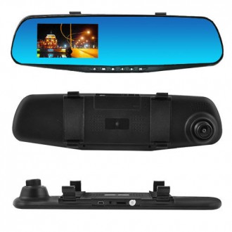 Автомобильный видеорегистратор-зеркало L-9001, LCD 3.5'', 1080P Full HD. . фото 8