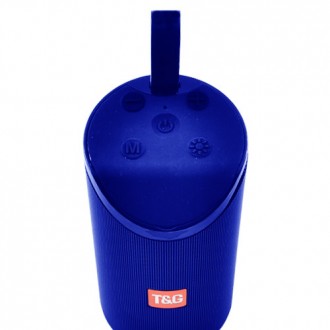 Bluetooth-колонка TG169, speakerphone, радио, blue. . фото 4