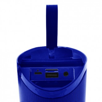 Bluetooth-колонка TG169, speakerphone, радио, blue. . фото 3