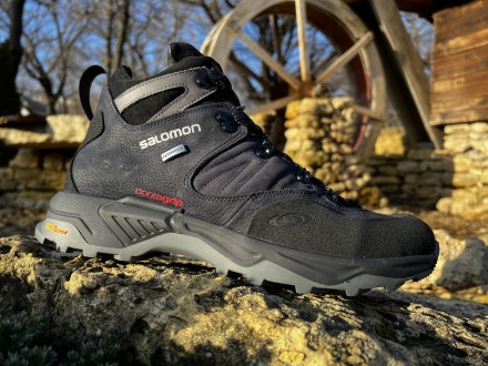 Спортивні шкіряні черевики, кросівки термо Salomon Contagrip Gore-Tex Denim
Salo. . фото 10