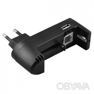 Зарядное устройство BLC-001A/BL-011, 1x18650 /16340/14500, 3.7V, USB. . фото 1