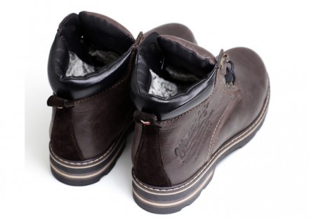 Зимние кожаные ботинки на меху Wrangler Aviator Brown
Ботинки кожаные Wrangler A. . фото 6
