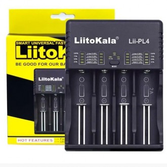 Зарядное устройство LiitoKala Lii-PL4, 4x10440/ 14500/ 16340/ 17335/ 17500/ 1767. . фото 2