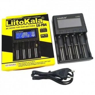 Зарядний пристрій LiitoKala Lii-PD4, 4хАА/ААА/A/ 14500/ 16340/ 18350/ 18650/ 266. . фото 3