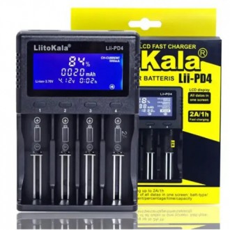 Зарядний пристрій LiitoKala Lii-PD4, 4хАА/ААА/A/ 14500/ 16340/ 18350/ 18650/ 266. . фото 4