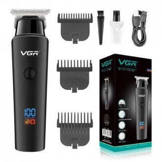VGR V-937 Професійна акумуляторна машинка (тример) для стриження волосся. 
STRON. . фото 2