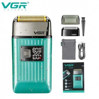 VGR V-357 Електробритва шейвера для сухого та вологого гоління. 
З висувним трим. . фото 2