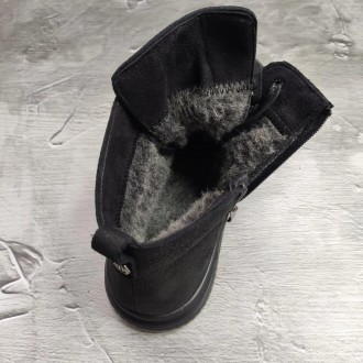 Зимові спортивні черевики, кросівки шкіряні на хутрі Philipp Plein
Черевики Phil. . фото 5