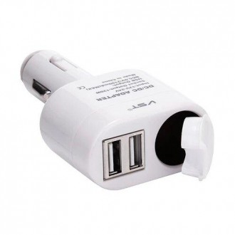 Автомобильная USB зарядка от прикуривателя 12V VST-813, 2 USB. Киев. фото 1 Автомобильная USB зарядка от прикуривателя 12V VST-813, 2 USB. Киев. фото 1