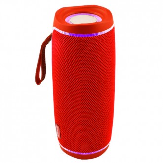 Bluetooth-колонка TG287, lightshow party, speakerphone, радио, red. . фото 6