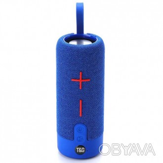 Bluetooth-колонка TG619C, c функцией speakerphone, радио, blue. . фото 1