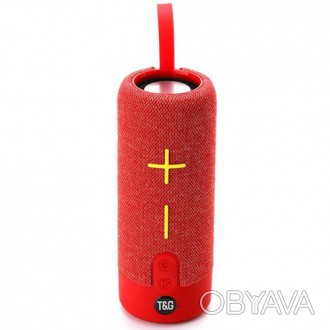 Bluetooth-колонка TG619C, c функцией speakerphone, радио, red. . фото 1