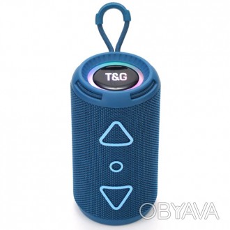 Bluetooth-колонка TG656, c функцией speakerphone, радио, blue. . фото 1