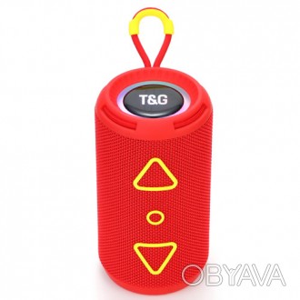 Bluetooth-колонка TG656, c функцией speakerphone, радио, red. . фото 1