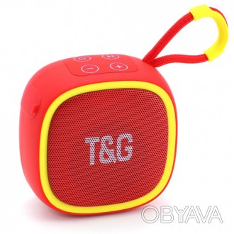  Bluetooth-колонка TG659, c функцией speakerphone, радио, red. . фото 1