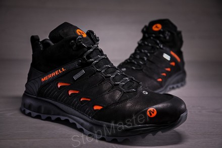 
- Чоловічі кросівки Merrell Dragon Skin Winter Black виготовлені з натуральної . . фото 3