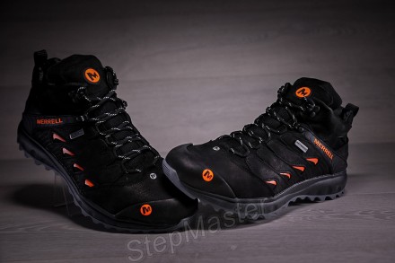 
- Чоловічі кросівки Merrell Dragon Skin Winter Black виготовлені з натуральної . . фото 6