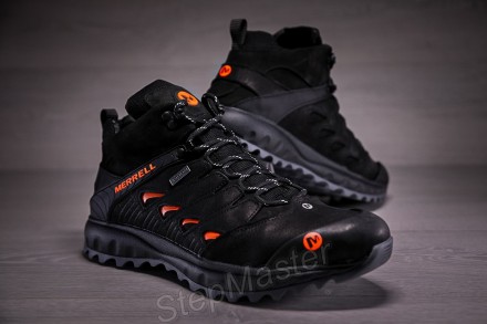
- Чоловічі кросівки Merrell Dragon Skin Winter Black виготовлені з натуральної . . фото 4