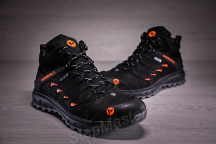 
- Чоловічі кросівки Merrell Dragon Skin Winter Black виготовлені з натуральної . . фото 2