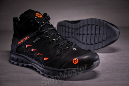 
- Чоловічі кросівки Merrell Dragon Skin Winter Black виготовлені з натуральної . . фото 5