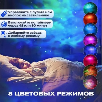 Ночник-проектор Звездного неба Космонавт прекрасний выбор для детской комнаты, к. . фото 22